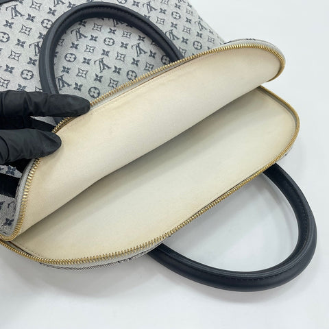 LOUIS VUITTON Alma O Handbag Navy WS30169