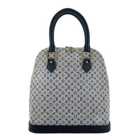LOUIS VUITTON Alma O Handbag Navy WS30169