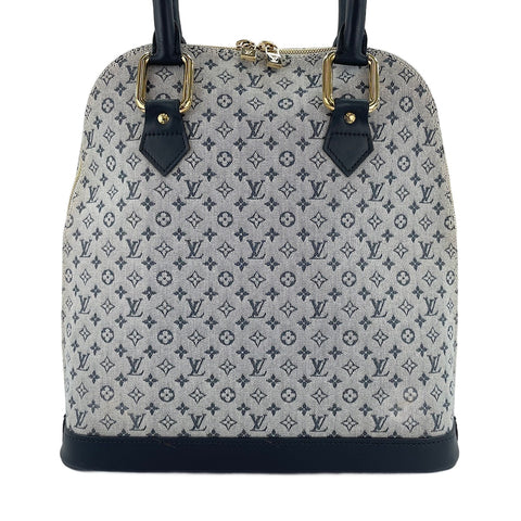 LOUIS VUITTON Alma O Handbag Navy WS30169