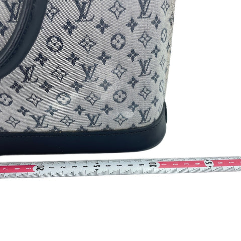 LOUIS VUITTON Alma O Handbag Navy WS30169