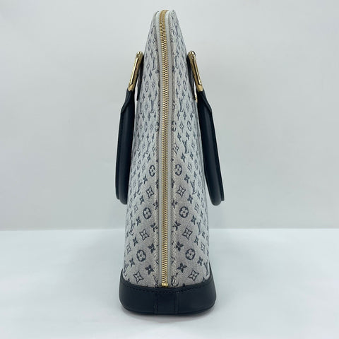 LOUIS VUITTON Alma O Handbag Navy WS30169