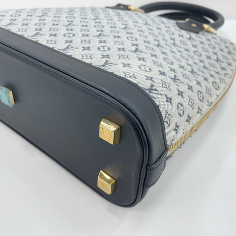 LOUIS VUITTON Alma O Handbag Navy WS30169