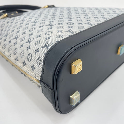 LOUIS VUITTON Alma O Handbag Navy WS30169