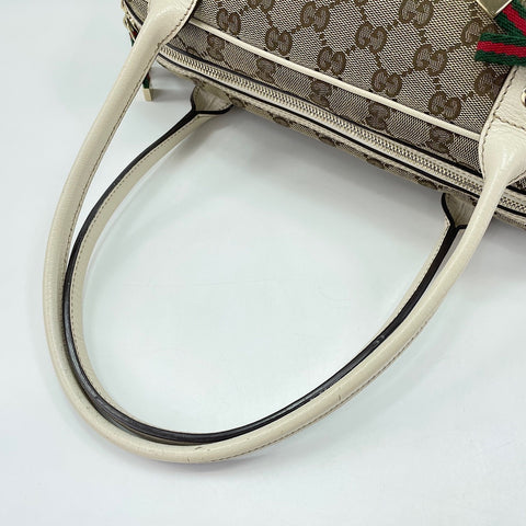 GUCCI Sherry Line Handbag beige WS30186