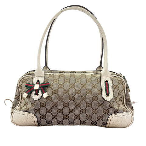 GUCCI Sherry Line Handbag beige WS30186