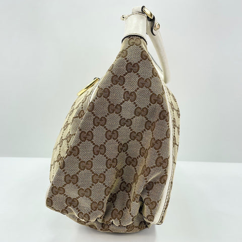 GUCCI Shoulder Bag beige WS30187
