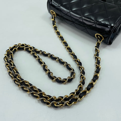 CHANEL Matelassé Mini Shoulder Bag black WS30191