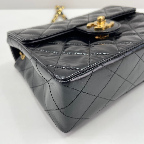 CHANEL Matelassé Mini Shoulder Bag black WS30191