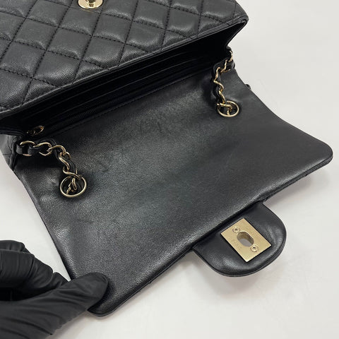 CHANEL Mini Matelassé 20 Shoulder Bag black WS30192