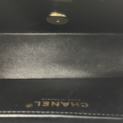 CHANEL Mini Matelassé 20 Shoulder Bag black WS30192