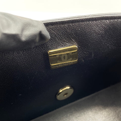 CHANEL Mini Matelassé 20 Shoulder Bag black WS30192