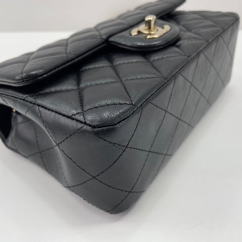 CHANEL Mini Matelassé 20 Shoulder Bag black WS30192
