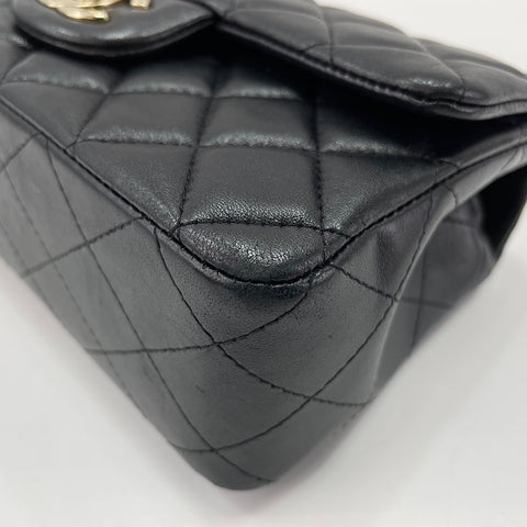 CHANEL Mini Matelassé 20 Shoulder Bag black WS30192