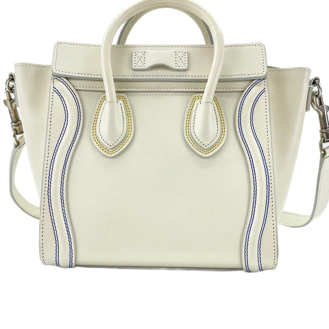 CELINE Luggage Nano Shopper Handbag beige WS30196