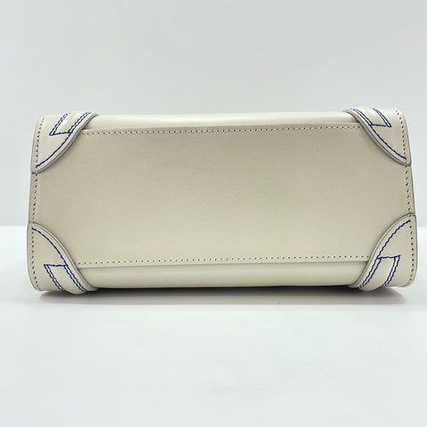 CELINE Luggage Nano Shopper Handbag beige WS30196