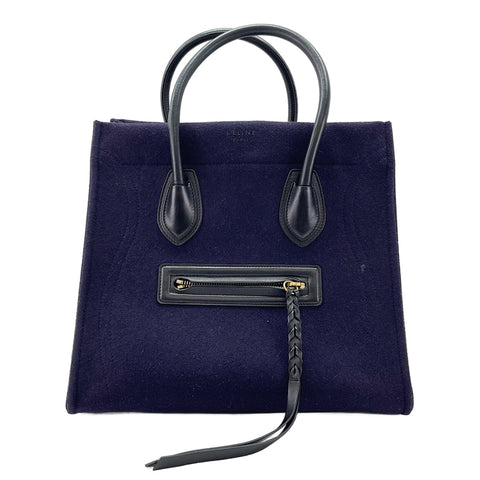 CELINE Luggage Phantom Handbag Navy WS30197