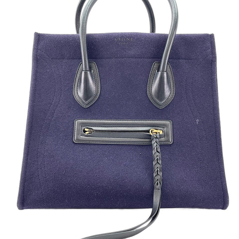 CELINE Luggage Phantom Handbag Navy WS30197