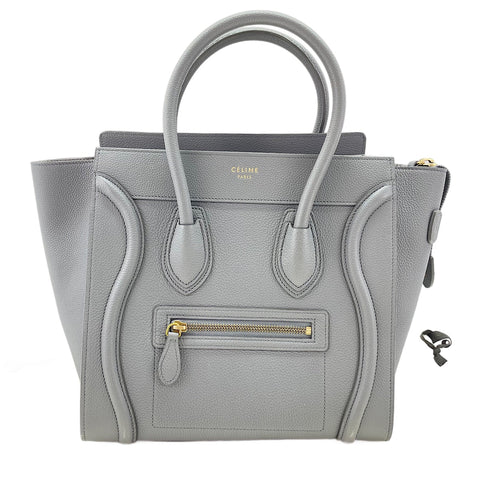 CELINE Luggage Micro Handbag gray WS30198