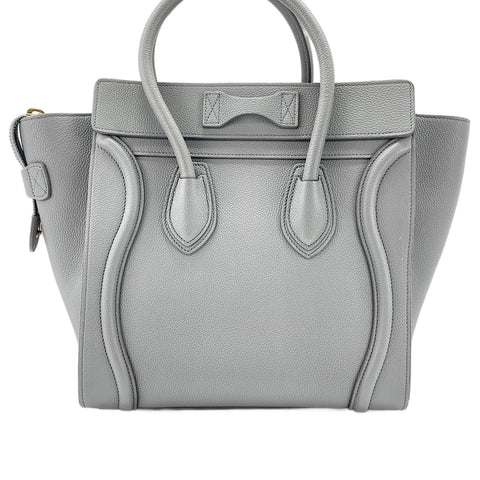 CELINE Luggage Micro Handbag gray WS30198