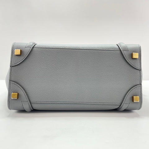 CELINE Luggage Micro Handbag gray WS30198