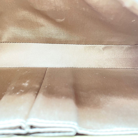 CHANEL Chocolate bar Shoulder Bag beige WS30202
