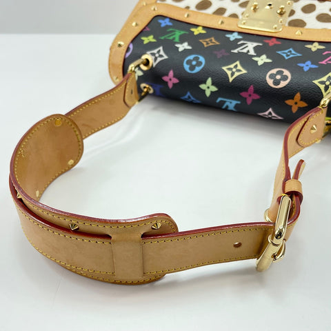 LOUIS VUITTON Sac Dalmatian Shoulder Bag black WS30203