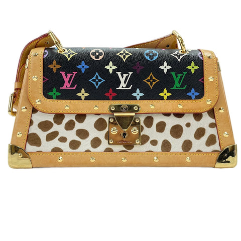 LOUIS VUITTON Sac Dalmatian Shoulder Bag black WS30203