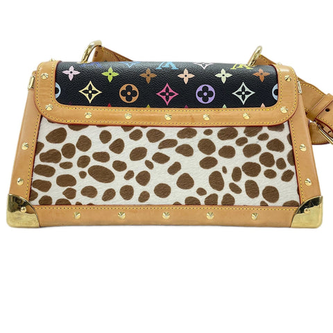 LOUIS VUITTON Sac Dalmatian Shoulder Bag black WS30203