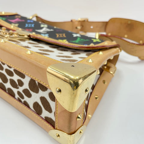 LOUIS VUITTON Sac Dalmatian Shoulder Bag black WS30203