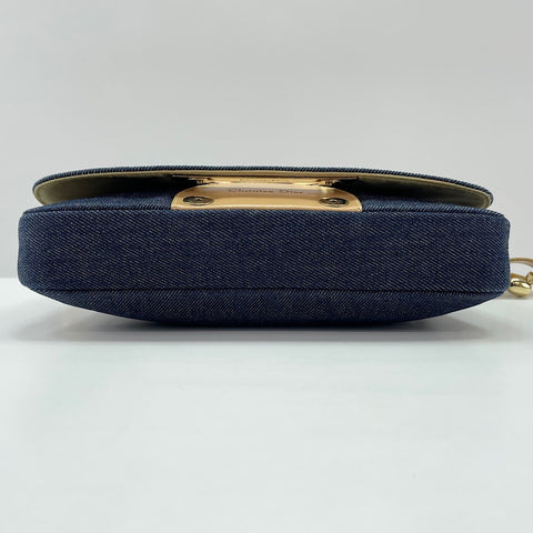 Christian Dior Maris Pearl Shoulder Bag Navy WS30204