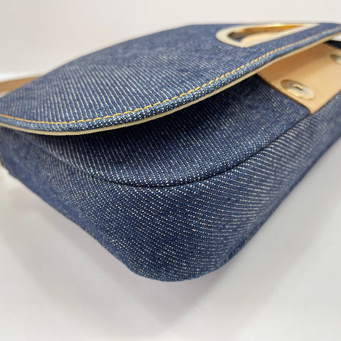 Christian Dior Maris Pearl Shoulder Bag Navy WS30204
