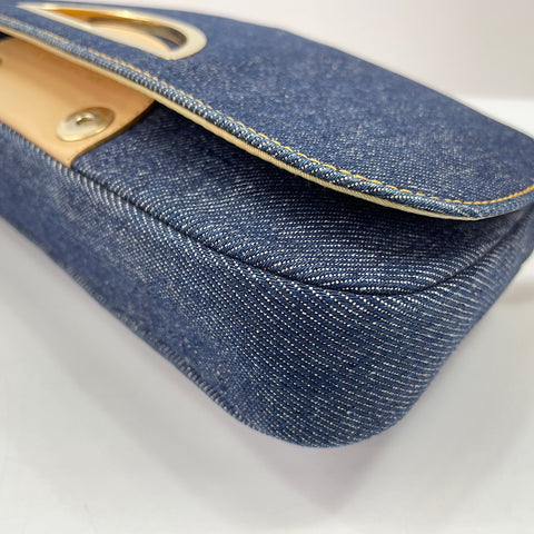 Christian Dior Maris Pearl Shoulder Bag Navy WS30204