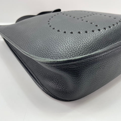 HERMES Evelyn 1GM Shoulder Bag black WS30205