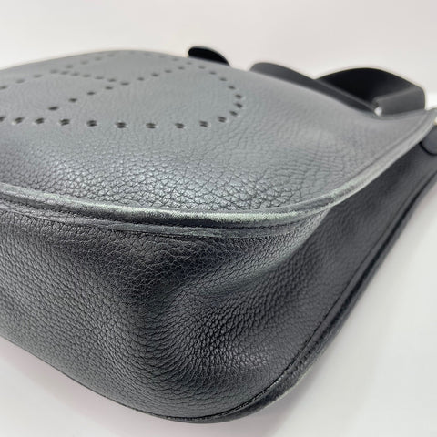 HERMES Evelyn 1GM Shoulder Bag black WS30205