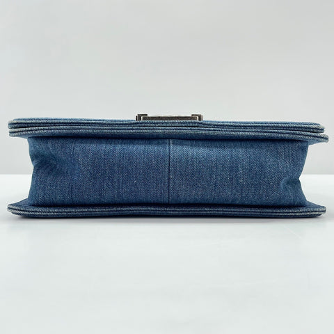 CHANEL Boy Chanel Shoulder Bag Navy WS30206