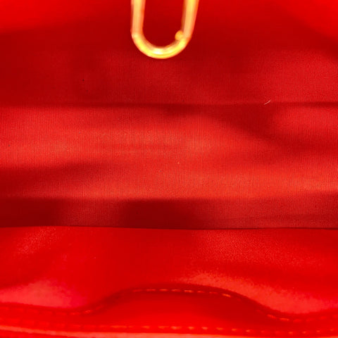 LOUIS VUITTON Monogram Vernis Wilshire PM Tote Bag Orange WS30210