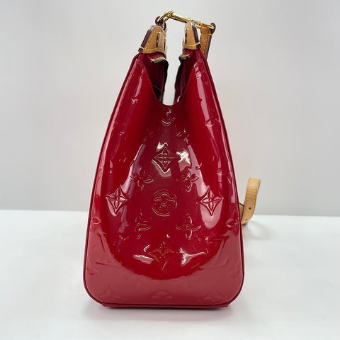 LOUIS VUITTON Monogram Vernis Blair MM Handbag Red WS30211
