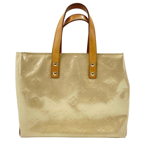 LOUIS VUITTON Monogram Vernis Lead PM Handbag beige WS30212