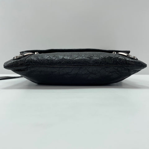 BALENCIAGA Leather Classic Envelope 2WAY Shoulder Bag black WS30217
