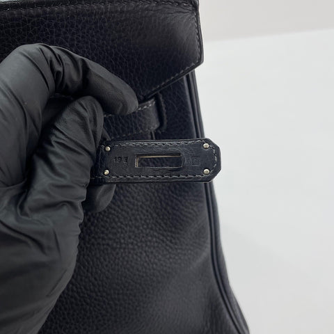 HERMES Birkin 35 Handbag black WS30226