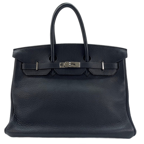 HERMES Birkin 35 Handbag black WS30226