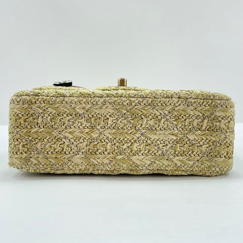 CHANEL Mini matrasse Shoulder Bag beige WS30228