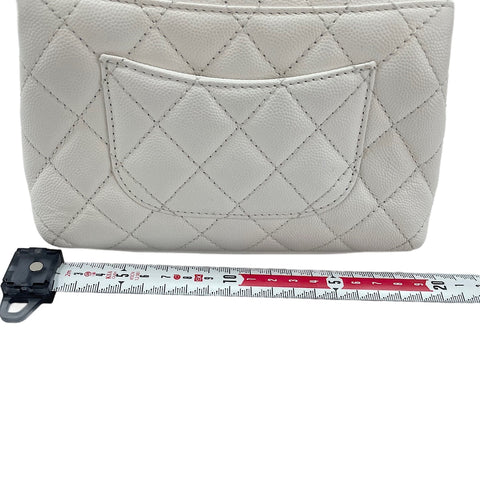 CHANEL Coco Handle Handbag white WS30231