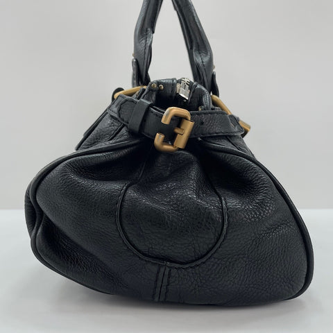 Chloe Leather Paddington Handbag black WS30233