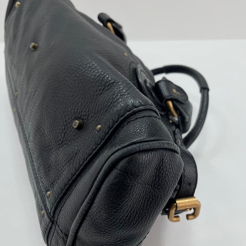 Chloe Leather Paddington Handbag black WS30233