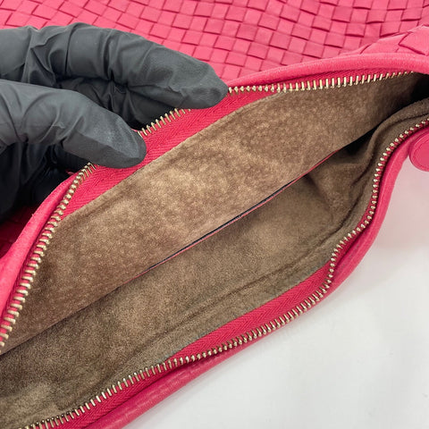 BOTTEGAVENETA INTRECCIATO Shoulder Bag Red WS30236
