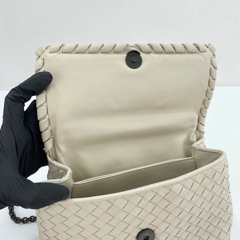 BOTTEGAVENETA INTRECCIATO Shoulder Bag white WS30237