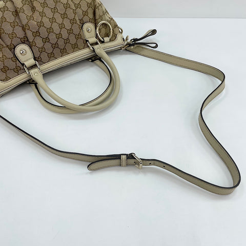 GUCCI Sukey 2WAY Handbag beige WS30239