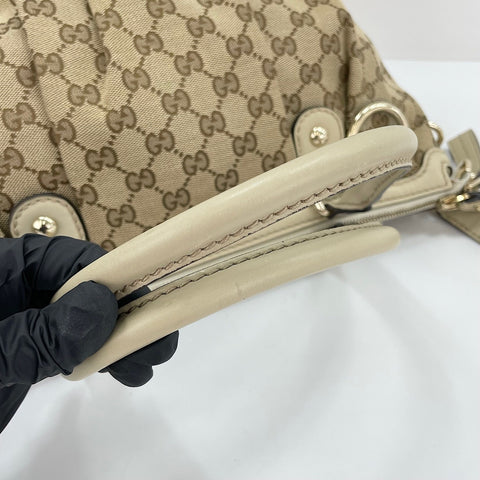 GUCCI Sukey 2WAY Handbag beige WS30239