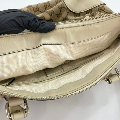 GUCCI Sukey 2WAY Handbag beige WS30239